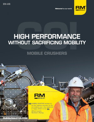 Инсталации (заводи) за рециклиране на чакъл Rubble Master RM 120X