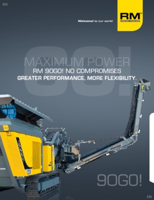 Инсталации (заводи) за рециклиране на чакъл Rubble Master RM 90GO!