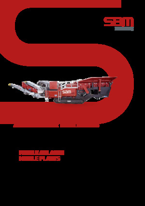 Инсталации (заводи) за рециклиране на чакъл SBM V10 SEMI