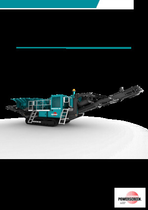 Инсталации (заводи) за рециклиране на чакъл Powerscreen Trakpactor 260