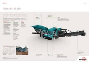Инсталации (заводи) за рециклиране на чакъл Powerscreen Trakpactor 260