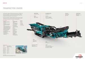 Инсталации (заводи) за рециклиране на чакъл Powerscreen Trakpactor 260SR