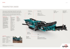 Инсталации (заводи) за рециклиране на чакъл Powerscreen Trakpactor 260SR