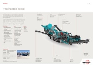 Инсталации (заводи) за рециклиране на чакъл Powerscreen Trakpactor 320 SR