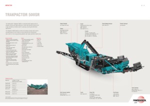 Инсталации (заводи) за рециклиране на чакъл Powerscreen Trakpactor 500SR
