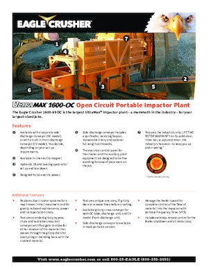 Инсталации (заводи) за рециклиране на чакъл Eagle Crusher UM-69