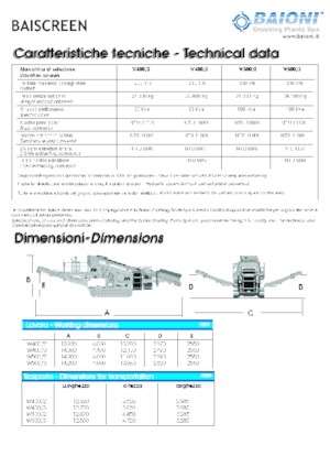 Инсталации (заводи) за рециклиране на чакъл Baioni W400/2