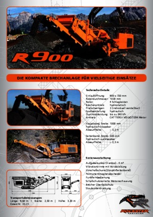 Инсталации (заводи) за рециклиране на чакъл Rockster R800