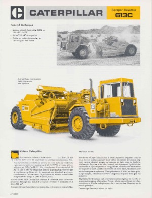 Скрепери (грейдери) Caterpillar 613C