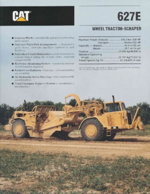 Скрепери (грейдери) Caterpillar 627E
