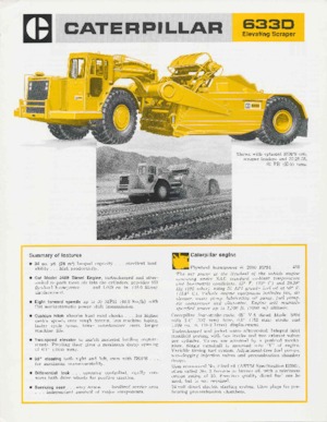 Скрепери (грейдери) Caterpillar 633D