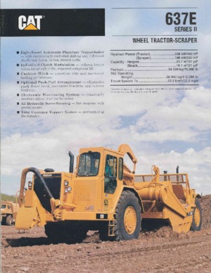 Скрепери (грейдери) Caterpillar 637E