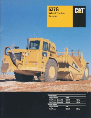 Скрепери (грейдери) Caterpillar 637G