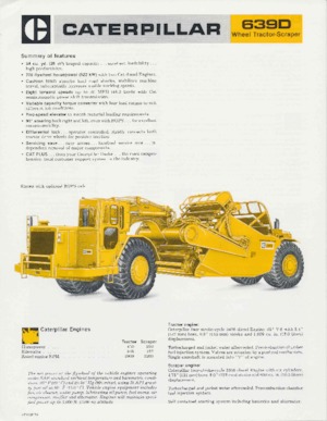 Скрепери (грейдери) Caterpillar 639D
