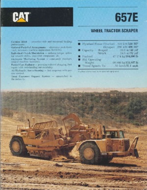 Скрепери (грейдери) Caterpillar 657 E