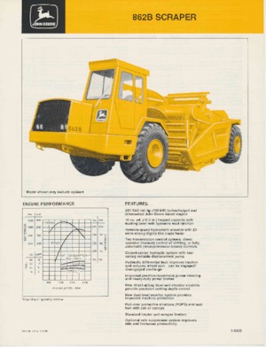 Скрепери (грейдери) John Deere Construction 862B