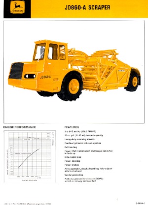 Скрепери (грейдери) John Deere Construction JD860-A
