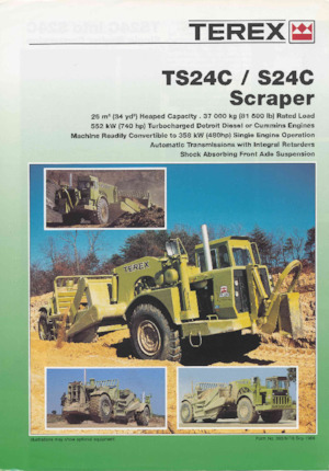 Скрепери (грейдери) Terex S24C