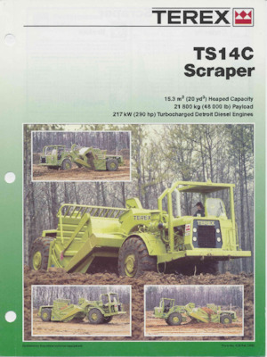 Скрепери (грейдери) Terex TS14C