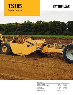Скрепери (грейдери) Caterpillar TS185