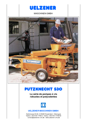 Винтови конвейерни помпи Uelzener S 30 R210 UE5O7R2