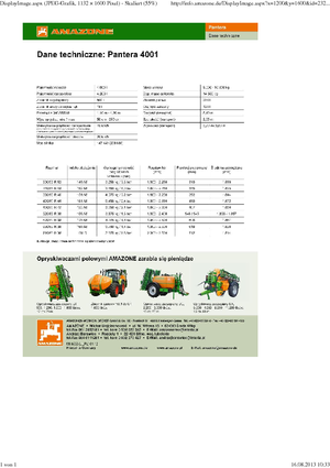 Самоходни полеви пръскачки Amazone Pantera 4001 (33)