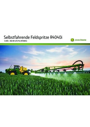 Самоходни полеви пръскачки John Deere R4040i