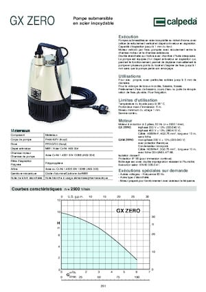 Водни помпи за мръсна вода Calpeda GQS 40-9