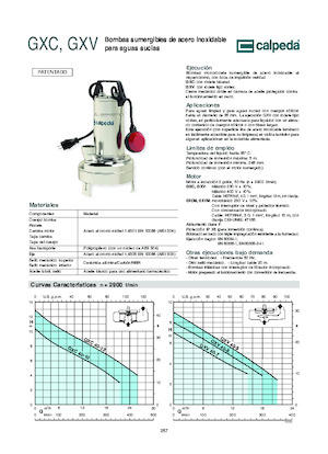Водни помпи за мръсна вода Calpeda GXC 40-13