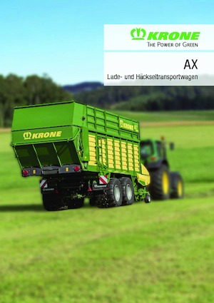 Къси ремаркета за силаж Krone AX 310 D