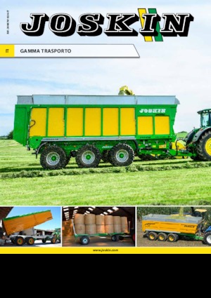 Къси ремаркета за силаж Joskin DRAKKAR 8600/37T180