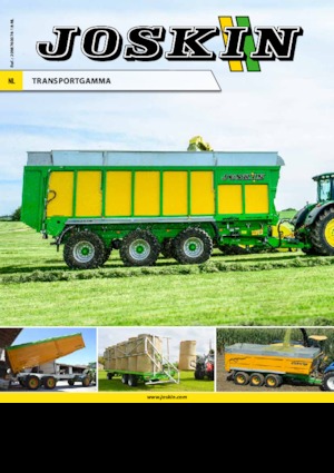 Къси ремаркета за силаж Joskin DRAKKAR 8600/37T180