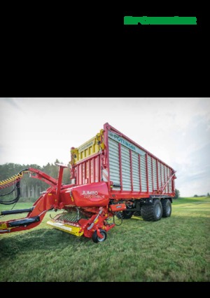 Къси ремаркета за силаж Pöttinger Jumbo 10020 D