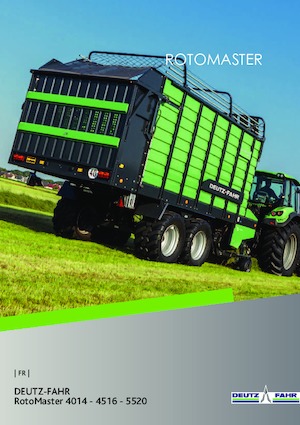 Къси ремаркета за силаж DEUTZ-FAHR RotoMaster 4014