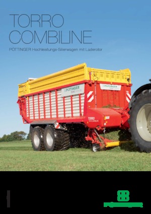 Къси ремаркета за силаж Pöttinger Torro 6010 L 