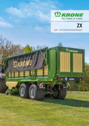 Къси ремаркета за силаж Krone ZX 470 GD 