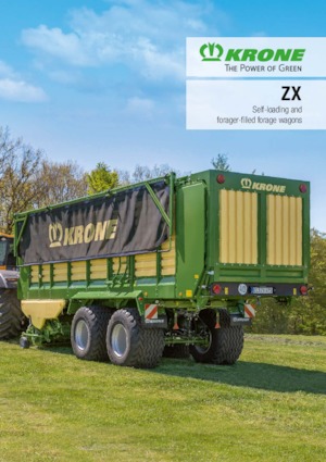 Къси ремаркета за силаж Krone ZX 470 GD 
