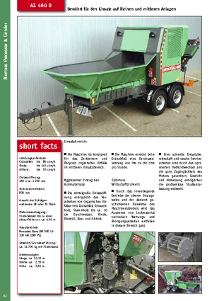 Машини за раздробяване (шредери) Jenz AZ 460 D