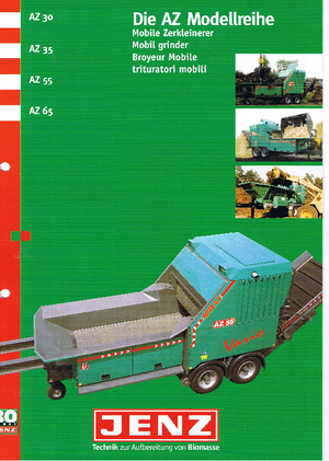 Машини за раздробяване (шредери) Jenz AZ 35 D