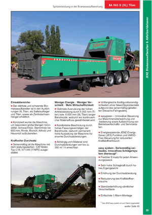 Машини за раздробяване (шредери) Jenz BA 965 DXL