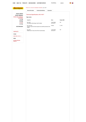 Машини за раздробяване (шредери) Husmann HL II 1617 HL