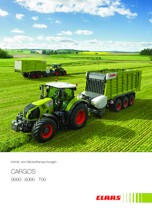 Къси ремаркета за силаж Claas Cargos 760 Trend