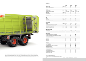 Къси ремаркета за силаж Claas Cargos 9500