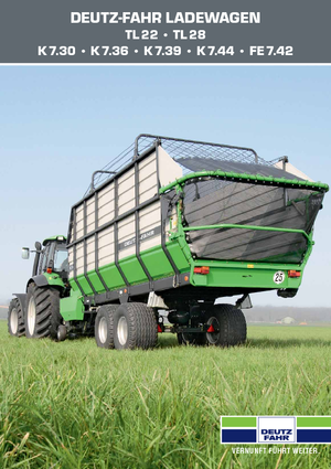 Къси ремаркета за силаж DEUTZ-FAHR K 7.39