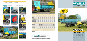 Къси ремаркета за силаж Mengele LW 534