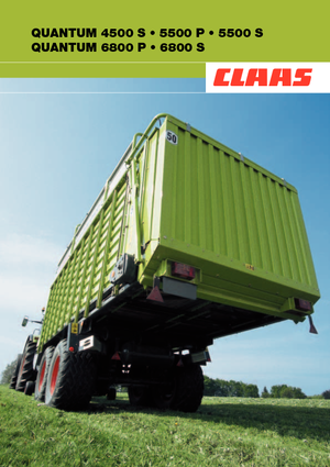 Къси ремаркета за силаж Claas Quantum 4500 S