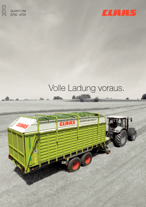 Къси ремаркета за силаж Claas Quantum 4700 P