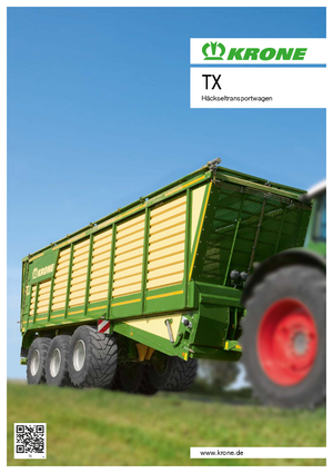 Къси ремаркета за силаж Krone TX 560 D 