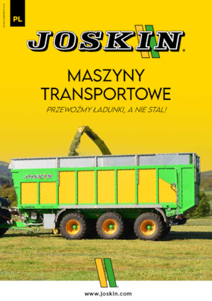 Къси ремаркета за силаж Joskin TRANS-PALM 6000/17BC125