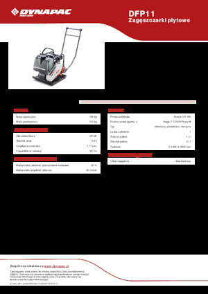 Виброплочи с преден ход Dynapac DFP11